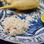 緒方 - 間人蟹の焼（爪身）