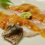 緒方 - 見た目にも美しく、素敵な演出。味はもちろん美味です