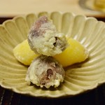 緒方 - 小布施の栗、柚子の飯蒸し