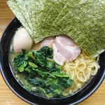 巓 - ラーメン並＋味玉・のり・ほうれん草増し