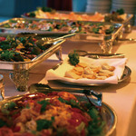 アラスカ - パーティー料理もゴージャスに