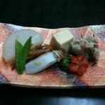 Susukino Naniwatei - 惣菜6品盛り合わせ