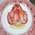 あかん遊久の里 鶴雅 - 夕食　台の物　花咲蟹甲羅蒸し