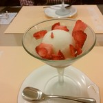 お口直しのグラニテ（アップルシャーベット）h28.11.10撮影