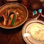 スープカレー トレジャー - 彩り野菜カレー