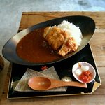 Ojibaキッチン - 本日のカレー（チキンカツカレー）600円