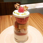 トラヤカフェ - クリスマスパフェ