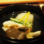 室町 和久傳 - 椀/淡路海老
      「2016.11夜利用」