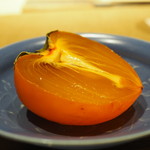 室町 和久傳 - とろとろの柿
      「2016.11夜利用」