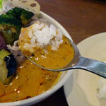 アプランティ - 豚・ラムしゃぶのココナッツスープカレー1080円