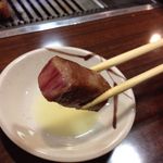 焼肉たきもと - ﾀﾝｽﾃｰｷをﾚｱで♬