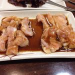 焼肉たきもと - 上ﾐﾉ、脂付てっちゃん
      （ﾊｰﾌｻｲｽﾞ）