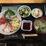 Sagae - (2016-11-11) 日替りランチ（刺身丼）