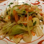 야요이켄 후쿠이 사바에점 - 「たっぷり野菜の肉野菜炒め定食」の肉野菜炒め