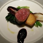 リストランテ ティー ブイ ビー - 鹿内モモのロースト（2015年11月）