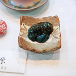 寿司栄 - 鮑の肝、２種類