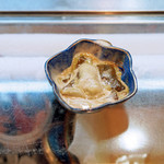 寿司栄 - 鮑の肝、２種類