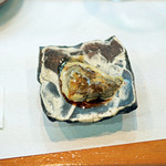 寿司栄 - 鮑の肝、２種類