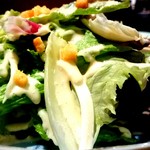 西麻布 豚組 - 葉っぱのサラダ