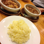 タージマハール - ライス特盛とカレー達