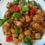 王家菜館 - 鶏肉の辛味炒