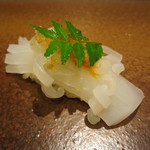 寿司つばさ - 赤烏賊、そのままで