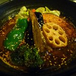 一文字カリー店 - アサリベーコンスープカリーのアップ