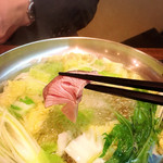 能登美 - ほんのり火が通った鰤♪( ´▽｀)