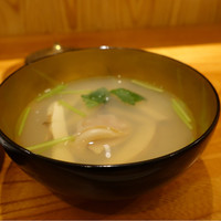 東京肉しゃぶ家 - 2016/10_松茸と蛤の潮汁