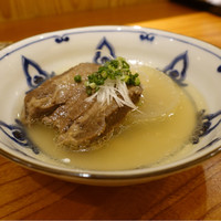 東京肉しゃぶ家 - 2016/10_蒸し牛タンと大根の煮込み