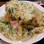 リンガーハット - 野菜たっぷり皿うどん（麺2玉）