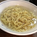 丸長中華そば店 - つけそば 温かい麺