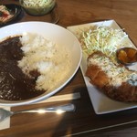 ぢょいふる - チキン南蛮&カレー（￥850）