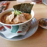 Mekiki No Ginji - 【2016.11.12(土)】まぐろラーメン(並盛・200g)646円