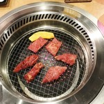 焼肉国産和牛 きむら - 焼き肉はひっくり返しは１回