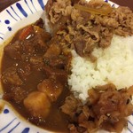 すき家 - 牛あいがけカレー ミニサイズ