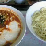 牛すじ野菜つけそば 竜馬 - トマトチャーシューチーズつけ麺