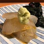 串焼き GoZZo - ヒラメの昆布締め