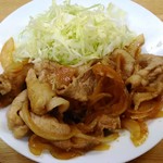 Marudai Horu - しょうが焼き　肉厚の豚ロースとシナシャキの玉ネギの絶妙なコンビネーション。