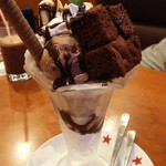 ステーキのどん - チョコレートバナナパフェ