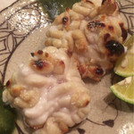 銀座 しまだ - 白子焼き¥1,000  (2016.11月撮影)