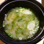 鹿児島華蓮 - 麦味噌のお味噌汁