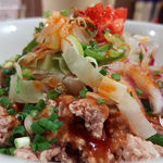 アジトイズム - 【イレギュラー】カレーまぜそば ajito風（800円）＋〆のリゾット（200円）