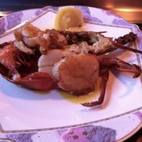 鉄板焼き 大和 - ホタテや海老が美味しいです