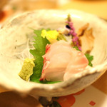 出船寿し - 鯛の刺身/再訪