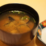 出船寿し - 味噌汁/再訪