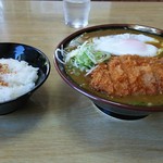 サッポロ麒麟ラーメン - カツカレーラーメン＋小ライス。