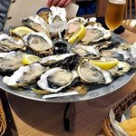 FISHERMAN'S MARKET OYSTER BAR - 「ハッピーアワーセット」の生ガキ（４人前）（２０１６年１１月）