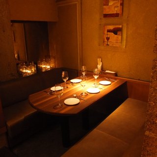 ゆったりとした個室（５～６名様）