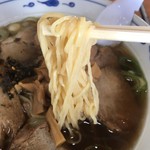 展望 - チャーシューメン　麺アップ